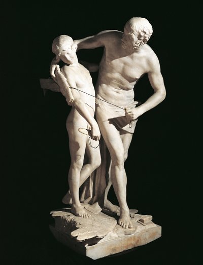 Daedalus ve Icarus, Antonio Canova (1757-1822), mermer heykel, 220 cm yükseklik by Antonio Canova