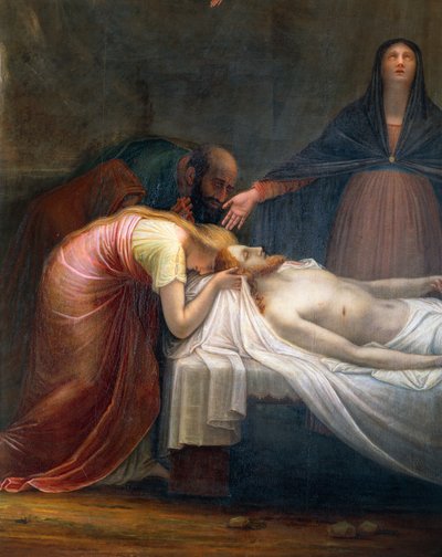 Ölü İsa Üzerine Ağıt, Antonio Canova, detay by Antonio Canova