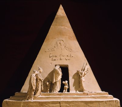 Antonio Canova (1757-1822), pişmiş toprak model tarafından Titian Anıtı by Antonio Canova
