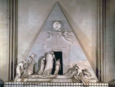 Avusturya İmparatoriçesi Maria Theresa'nın en sevdiği kızı arşidüşes Maria Christine'in mezarı, 1798-1805 (mermer) by Antonio Canova