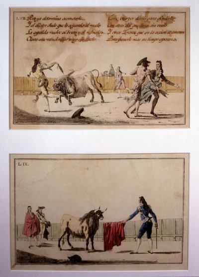 Boğa güreşi sahnesi by Antonio Carnicero
