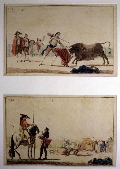 Boğa güreşi sahnesi by Antonio Carnicero