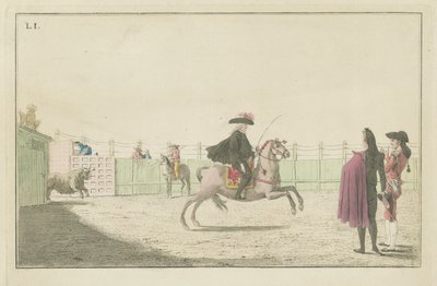 Bir Boğa Güreşinde Ana Eylemlerin Koleksiyonu serisinden Plaka I by Antonio Carnicero