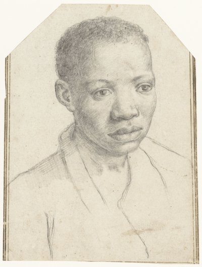Siyah bir çocuk portresi by Antonio Carracci