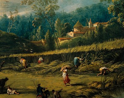Hasat, detay, Yaz, Antonio Diziani (1737-1797), resim. by Antonio Diziani