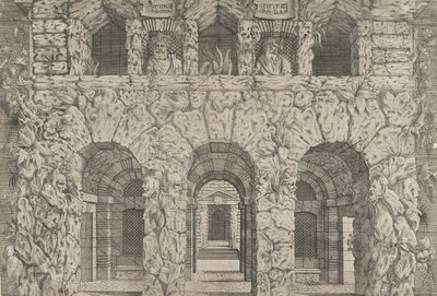 Bir Grotto, yaklaşık 1545. by Antonio Fantuzzi