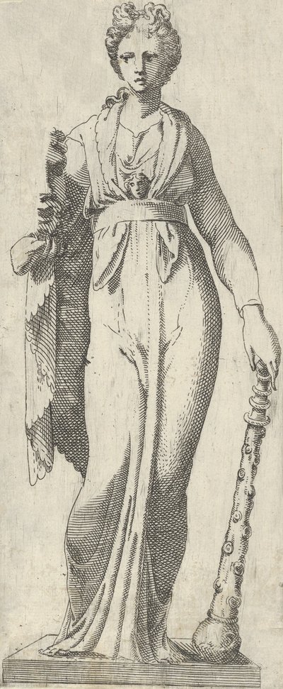 Mattei lahitinden Melpomene, Roma, 1540-45. by Antonio Fantuzzi