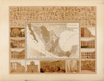 Atlas ressamları, Birleşik Meksika Devletleri