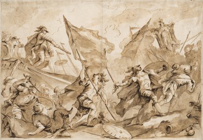 Gelibolu Saldırısını Jacopo Marcello Yönetiyor by Antonio Guardi