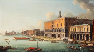 Bacino di San Marco, Venedik, batıya bakış, c.1740