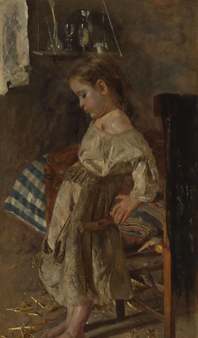 zavallı çocuk by Antonio Mancini