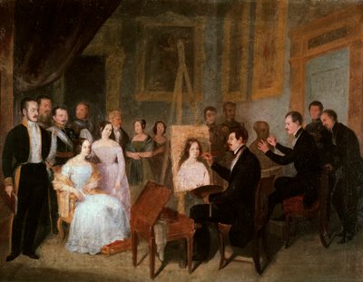 Dodge, stüdyosunda İspanya Kraliçesi II. Isabella