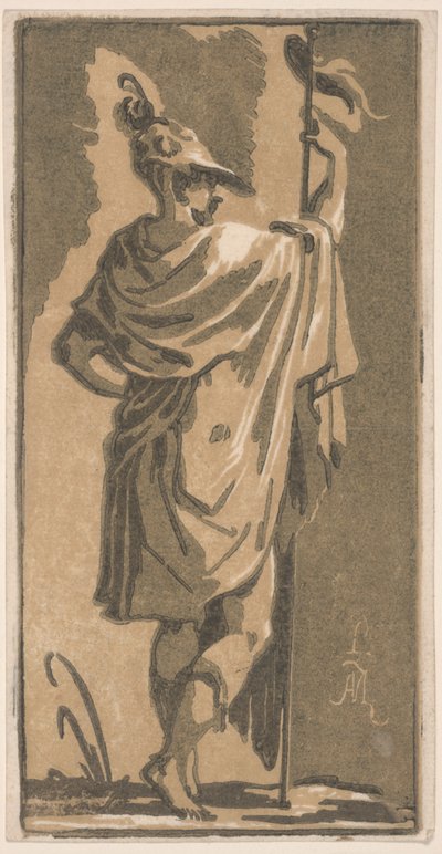 Aziz James (kağıt üzerine mürekkep) by Antonio Maria Zanetti