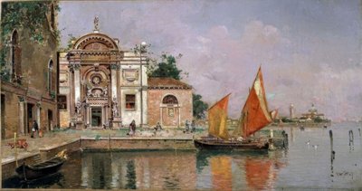 Venedik manzarası by Antonio Maria de Reyna Manescau