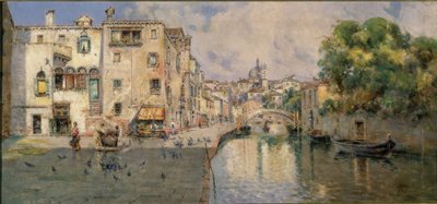 Venedik manzarası by Antonio Maria de Reyna Manescau