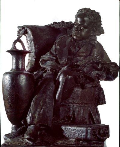 Prens Oddone Anıtı Eugenio Maria di Savoia (1846-1866) (Montferrat Dükü Prens Oddone Anıtı) Bronz heykel Antonio Orazio Quinzio (1856-1928) 1891 Dim 91x61x95 cm Genes, Galleria d