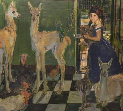 Arjantin Ülkesinde Kızım (tuval üzerine yağlıboya) by Antonio Ortiz Echague