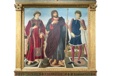 Aziz Vincent, Aziz James ve Aziz Eustace by Antonio Pollaiolo