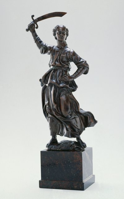Judith, c.1470 (yaldız izleri olan bronz) by Antonio Pollaiuolo
