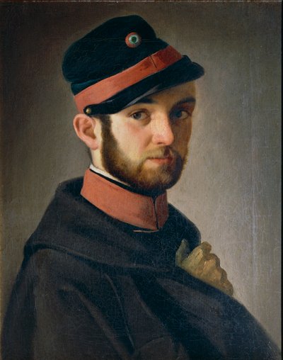 Toskana Gönüllüsünün Portresi, Antonio Puccinelli by Antonio Puccinelli