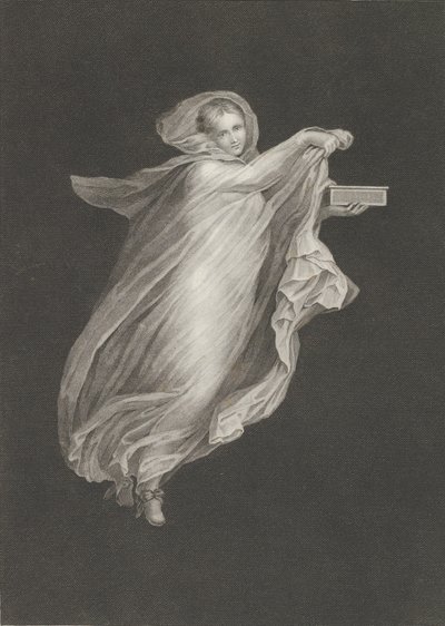 Kapüşonlu bir şal giyen ve sol elinde bir kutu tutan bir bacchante, set ag..., yakl. 1795-ca. 1820. by Antonio Ricciani