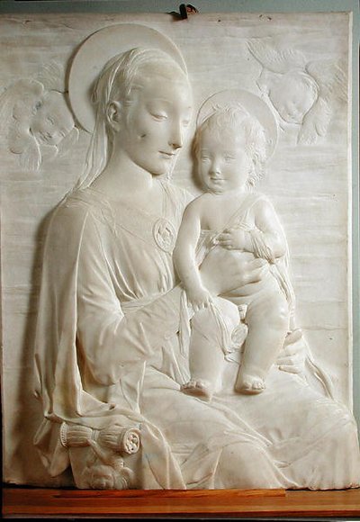 madonna ve çocuk by Antonio Rossellino