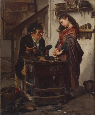 Umutsuz Vaka, 1871 (kumaş üzerine yağlı boya) by Antonio Rotta