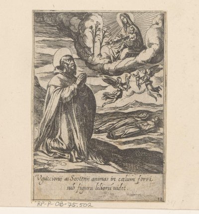 Philippe bidt voor de zielen van twee broeders Het Leven van Philippe Benitius (dizi adı) B. Benicius Florent