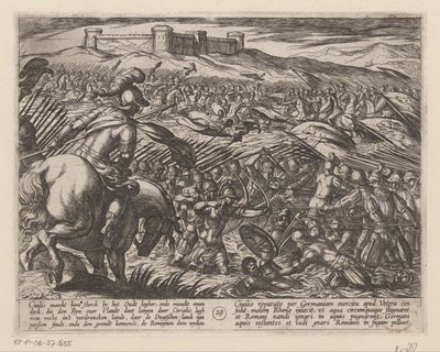 Julius Civilis ülkeyi setlerle doldurdu Romalılara karşı Batavia Savaşları (dizi başlığı) Batavorum cum Romanis Bellum (dizi başlığı) by Antonio Tempesta