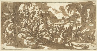 aslan avı by Antonio Tempesta