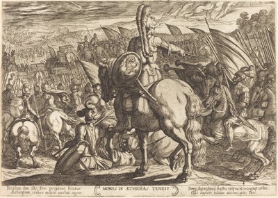 Musa İbrani ordusunu Etiyopyalılara karşı yürütür by Antonio Tempesta