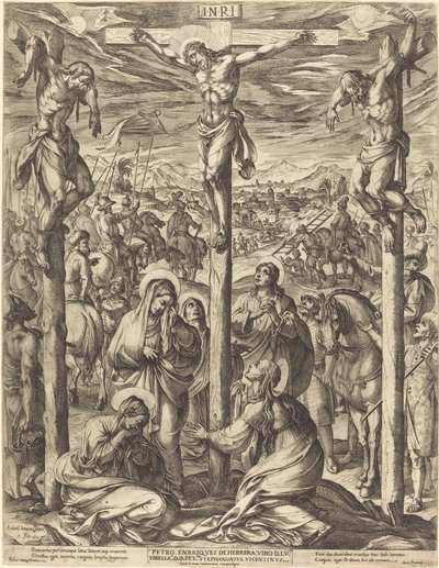 Çarmıha Gerilme by Antonio Tempesta