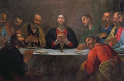 Son Akşam Yemeği (tuval üzerine yağlı boya) by Antonio Viladomat