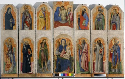 Praglia Polyptych, c.1448 by Antonio Vivarini