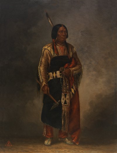 Yap-Fay-It-Loot Red Cloud, Ca. 1887. by Antonio Zeno Shindler
