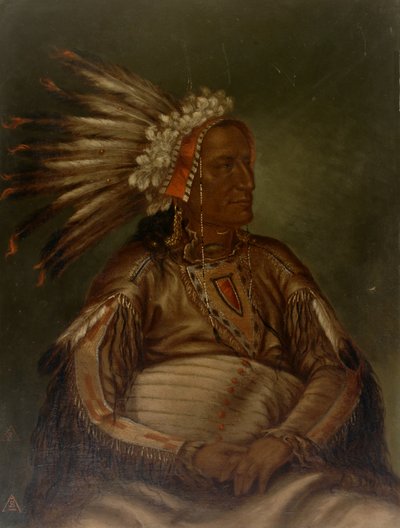 Fighting Kill Red Plume, yak. 1887. by Antonio Zeno Shindler