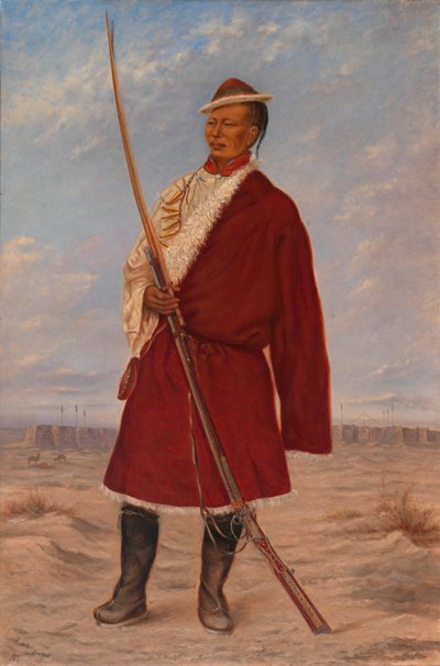 Tibet Adam, yaklaşık 1893. by Antonio Zeno Shindler