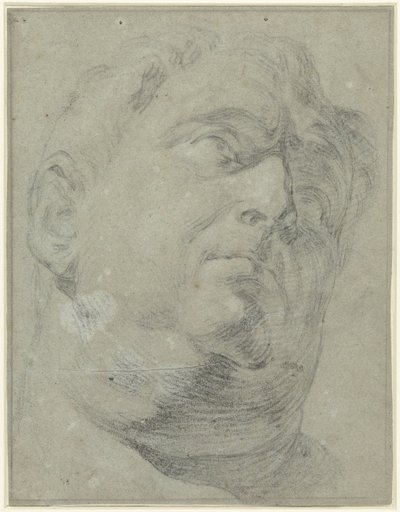 Presunto Vitellio'nun antik Roma mermeri büstü by Antonio da Cremona