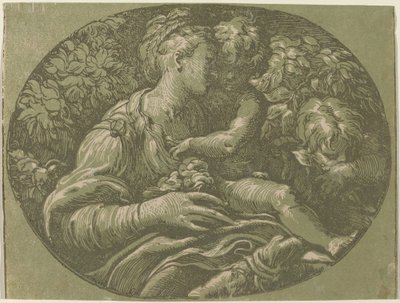 Güllü Bakire by Antonio da Trento after Parmigianino