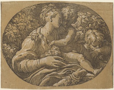 Güllü Bakire by Antonio da Trento after Parmigianino