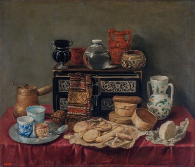Abanoz Sandıklı Natürmort by Antonio de Pereda