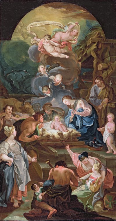 Çobanların Hayranlığı, 18. yüzyılın ortaları (bkz. 200956) by Antonio the Elder Gonzalez Velazquez