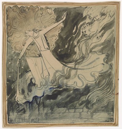 De Gijsbrecht van Aemstel'in başlık sayfası için tasarım by Antoon Derkinderen