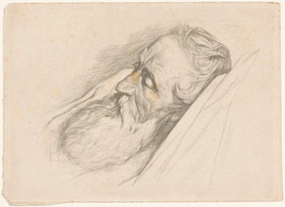 Sakallı uyuyan adam by Antoon Derkinderen