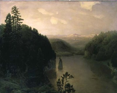 Urallarda Gornoye Gölü by Apollinari Mikhailovich Vasnetsov