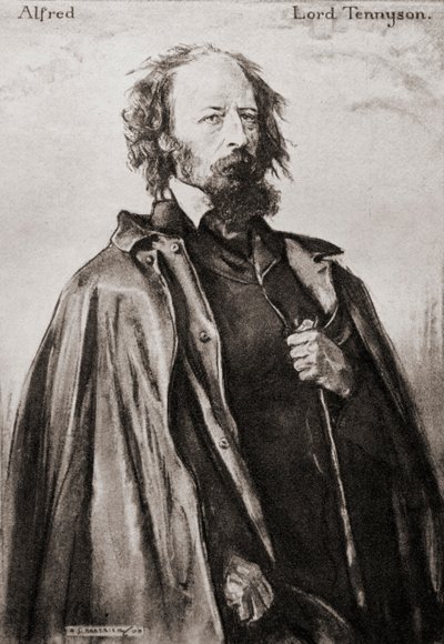 Tennyson (Aldworth ve Freshwater'dan) Alfred Tennyson by Archibald Standish Hartrick