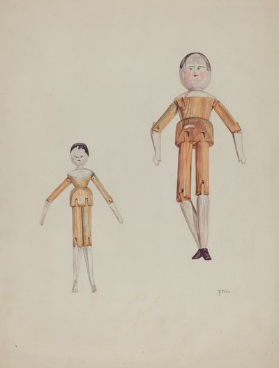 Eklemli Ahşap Bebekler by Arelia Arbo