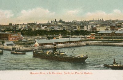 Darsena rıhtımları, Puerto Madero, Buenos Aires, Arjantin (renkli fotoğraf) by Argentinian Photographer