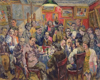 Moskova Sanatçıları, 1927 by Aristarkh Vasilievic Lentulov