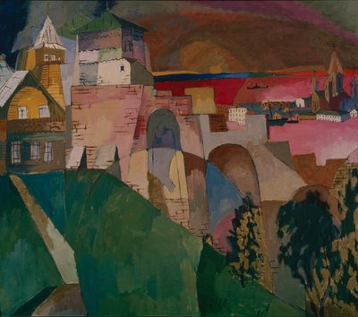 Nijniy Novgorod, 1915 by Aristarkh Vasilievic Lentulov